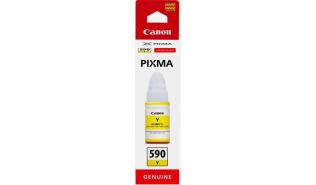 Canon GI-590Y Yellow Ink Bottle [1606C001] - yellow, oryginalny wkład z atramentem Canon, 70 ml, 7000 stron (Canon PIXMA G1500, G2500, G3500, G4500, G1510, G2510, G3510, G4510)