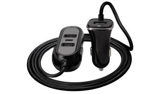 Tracer ładowarka samochodowa 12-24V MULTICHARGE 3xUSB 7,2A + PD 18W