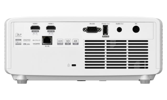 Projektor Optoma UHZ35ST krótkoogniskowy (3840x2160, 16:9, 3600 ANSI, 500000:1, 30000h) (2x HDMI, 1x USB-A, 1x VGA, 1x RS-232, 1x LAN)