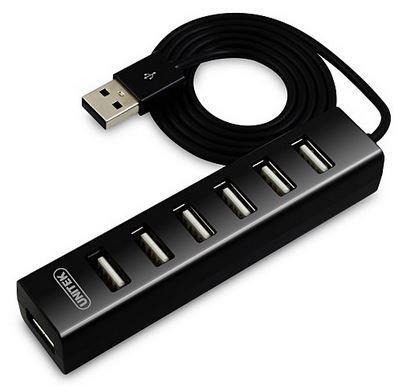 Unitek Y-2160 USB 2.0 Hub 7 portów