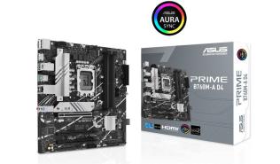 Asus PRIME B760M-A D4 (Intel B760) [S1700, 4xDDR4 do 5333MHz, (2xHDMI 2.1, DP 1.4) (2xM.2, 1xPCIe 4.0 x16, 1xPCIe 4.0 x16 (x4), 1xPCIe 4.0 x1), micro ATX