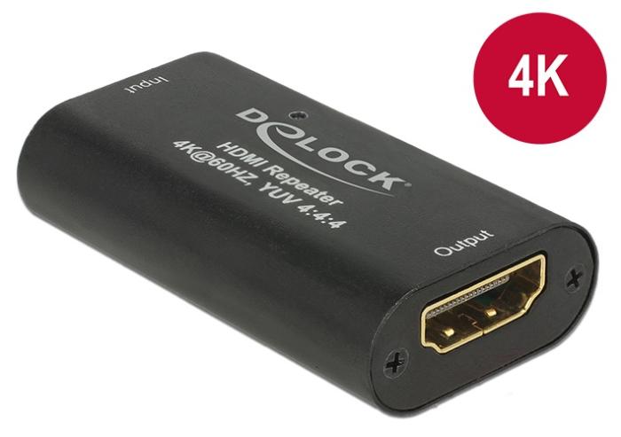 Delock wzmaczniacz sygnału HDMI do 30m 4K 60Hz UHD [11462]