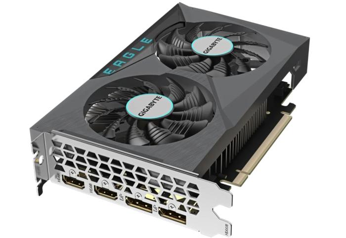 GeForce PCI-E RTX3050 Gigabyte 6GB GDDR6 Eagle OC BOX [GV-N3050EAGLE OC-6GD] (2xHDMI 2.1, 2xDP 1.4a) (96-bit, PCI-E 4.0)