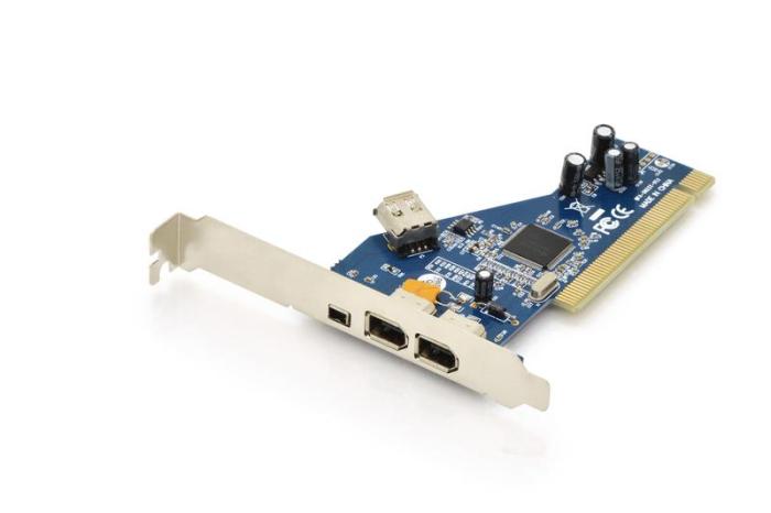 Kontroler Fire Wire PCI 400 Digitus (2x6-pin, 1x 4-pin) wew., (1x 6-pin zew.) IEEE1394a [DS-33203-2]