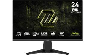 (24) 23.8 MSI MAG 245F X24 (LED, 1920x1080, 300, 0.5ms, 240z) (1 xHDMI) Czarny