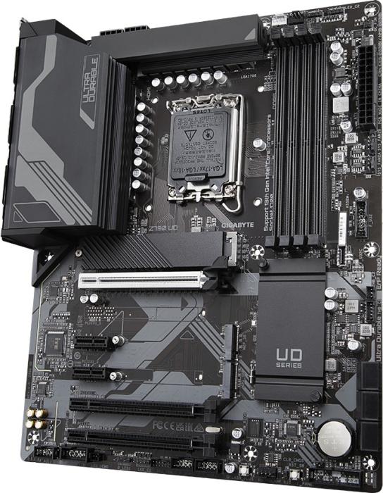 Gigabyte Z790 UD (Intel Z790) [S1700, 4xDDR5 do 7600MHz, (HDMI 2.1, DP 1.2) (3xM.2, 1xPCIe 5.0 x16, 1xPCIe 4.0 x16 (x4), 1xPCIe 3.0 x16 (x1), 2xPCIe 3.0 x1), ATX]