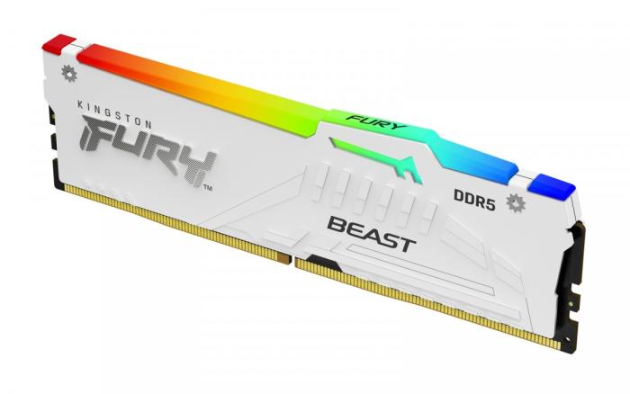 DDR5 32GB 6000 MHz Kingston Fury Beast Black RGB EXPO CL30 30-36-36 1.4V [KF560C30BBEA-32]