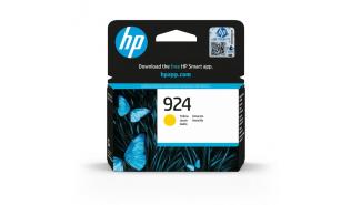 4K0U5NE (924) - yellow, oryginalny wkład z atramentem HP, 400 stron (HP OfficeJet Pro 8122e, 8124e, 8125e, 8132e, 8134e, 8135e)