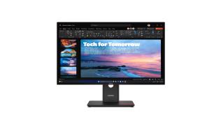 (27) Lenovo ThinkVision T27QD-40 [64AAZAT2EU]  (IPS, 2560x1440, 350, 4ms, 120Hz) (1xHDMI 2.1, 1xDP 1.4, 3xUSB-A 3.0, 1xUSB-B 3.0, 2xUSB-C 3.0, 1xRJ-45) pivot, czarny