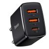 Baseus Quick Charge 3.0 PD uniwersalna ładowarka (zasilacz) sieciowa 230V / 2xUSB, 1xUSB-C (max. 5V 3A 30W) [CCXJ-E01]