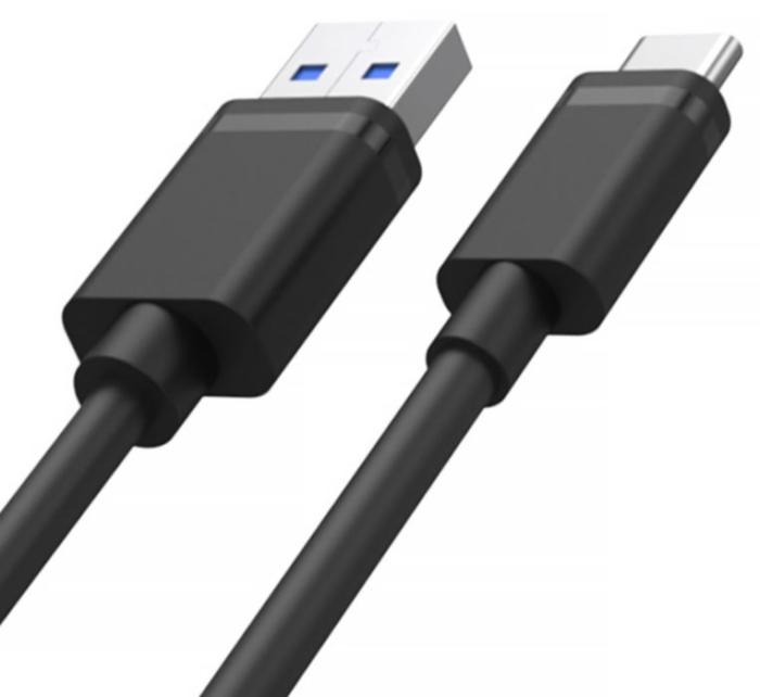 Unitek Kabel USB-C Type-C (M) / USB-A (0.5 m) [Y-C481BK]