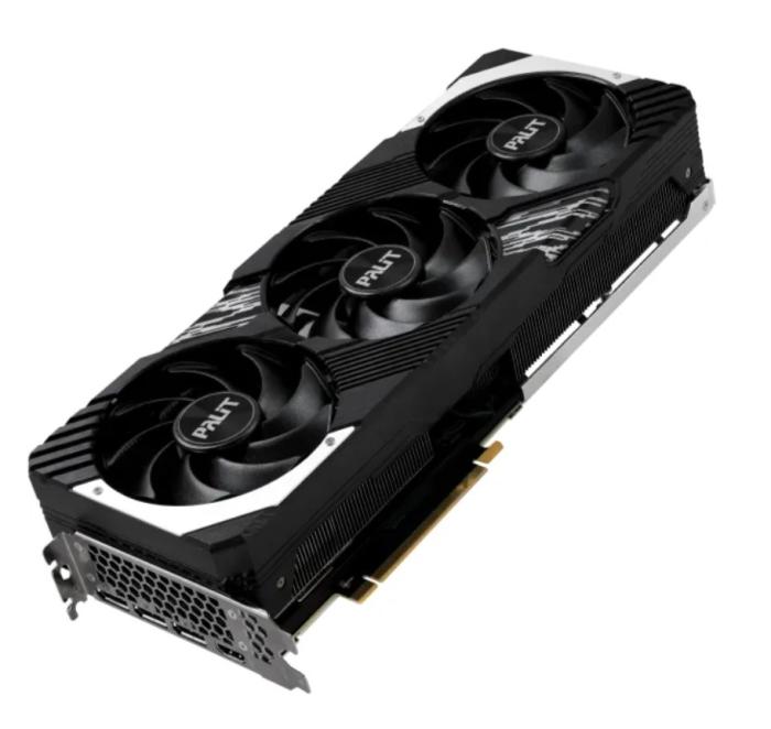 GeForce PCI-E RTX4080 Super Palit 16GB GDDR6X GamingPro OC [NED408ST19T2-1032A] (1xHDMI 2.1, 3xDP 1.4a) (256-bit, PCI-E 4.0)