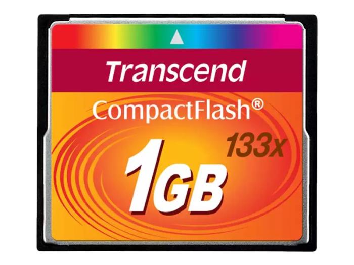 CompactFlash 1GB Transcend 133X (50/20MB/s) [TS1GCF133]