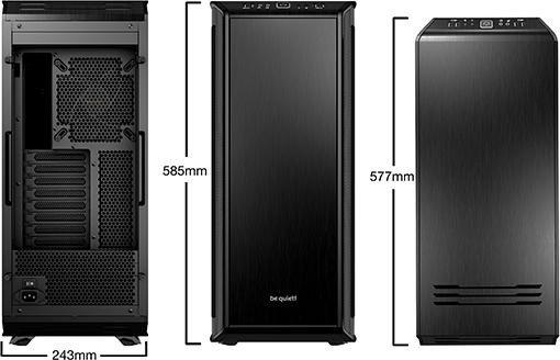 be quiet! Dark Base 900 ATX Midi Black (xUSB 3.0, 2xUSB 2.0) (1x2.5, 7x3.5, 2x5.25) [BG011]