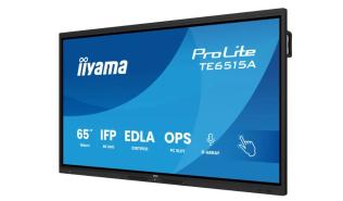 (65) 64.5 Iiyama ProLite TE6515A-B2AG (IPS,3840x2160, 6.5ms, 550, 60Hz) (2xHDMI ,1xDP, 1xUSB-C , 1xAudio, 2 x RJ45, 1 x RS232) głośniki, Czarny