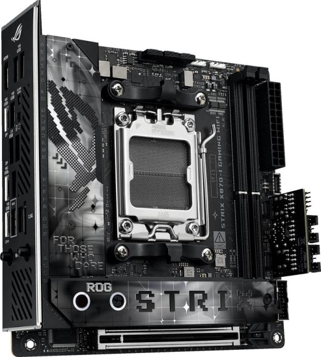 Asus ROG STRIX X870-I GAMING WIFI (AMD X870) [AM5, 2xDDR5 do 8600MHz, (HDMI 2.1) (2xM.2, 1xPCIe 5.0 x16), WiFi 7, BT 5.4, mini ITX]