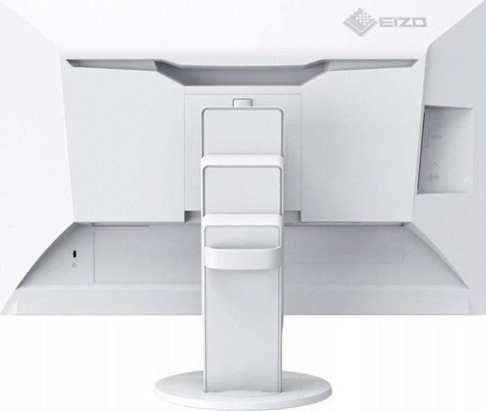 24’’ Eizo FlexScan EV2457-WT (IPS LED, 1920x1200, 350, 5ms, 60Hz) (HDMI 1.4, DVI, DP, 4xUSB 3.0) pivot, głośniki, biały