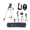 DexXer Tripod aluminiowy statyw z pilotem do kamer, telefonów, tabletów [330A]