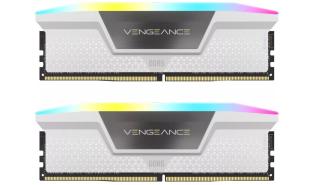 DDR5 32GB (2x16GB) 6400 MHz Corsair Vengeance RGB White XMP 3.0 CL36 36-48-48-104 1.35V [CMH32GX5M2B6400C36W]