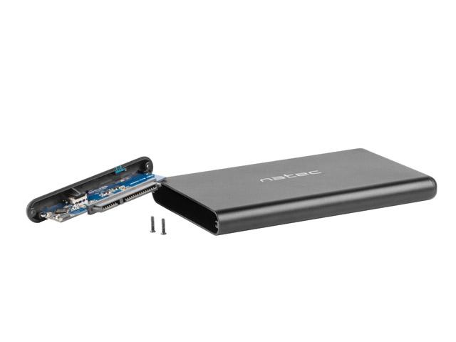 Obudowa HDD/SSD Natec Rhino (2.5) SATA USB 3.1 Type-C [NKZ-0942]