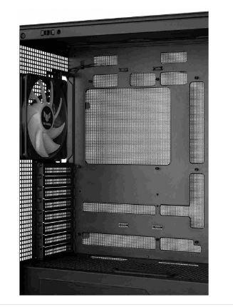Asus TUF GAMING GT302 ARGB (czarny) (szkło hartowane) (4x140mm) (1x USB 3.2 Gen2x2, 2x USB 3.2 Gen1) (2x2.5, 2x3.5/2.5)