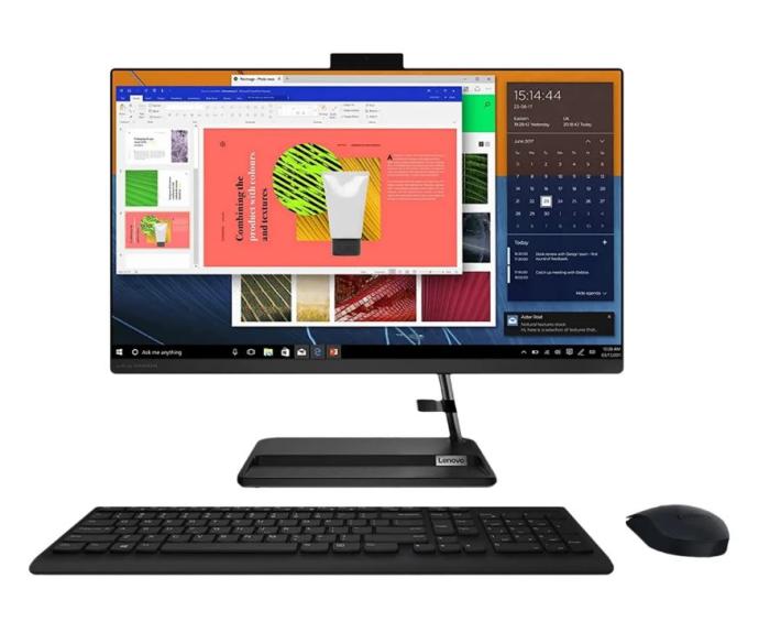 Komputer All-in-One LENOVO IdeaCentre 3-24IAP7 [F0GH01DBPB] 8-Core i5-12450H/24 1920x1080 matowa/16GB DDR4/512GB SSD/UHD/brak systemu (czarny)