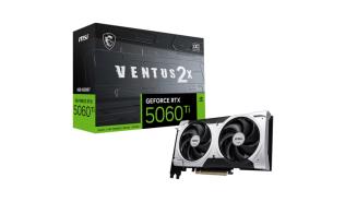 GeForce RTX5060Ti MSI 8GB GDDR7 Ventus 2X OC Plus [V536-001R] (1xHDMI 2.1b, 3xDP 2.1b) (128-bit, PCIe 5.0)