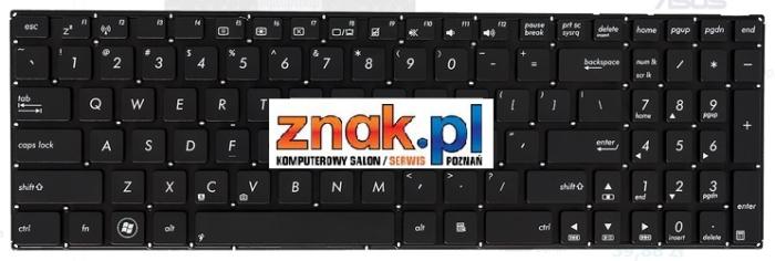 Klawiatura do notebooka Asus X501 X550 A55 R510 R513 R700 S56 U57 X501 bez ramki [K0552, KB216US]