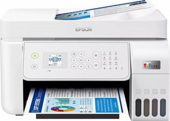 Epson EcoTank L5316 biały (drukarka, kopiarka, skaner, faks, ADF) (tusz 103) (USB 2.0, LAN, WiFi)