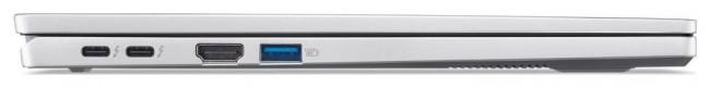 Acer Swift X SFX14-72G [NX.KR8EP.003] 16-Core Intel Ultra 7 155H/14.5 2880x1800 błyszcząca OLED 120Hz/32GB LPDDR5x/1TB/RTX4060 8GB/pk białe/1.5kg/Win11Home (szary)