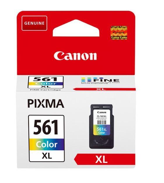 CL-561 kolor [3731C001] - kolor, oryginalny wkład z atramentem Canon, 8,3 ml, 180 stron (Canon PIXMA TS5350, TS5350a, TS5351, TS5351a, TS5352, TS5352a, TS5353, TS5353a, TS5355a, TS7450, TS7450a)