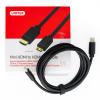 Unitek Kabel mini HDMI M / HDMI M v2.0 4K 60Hz (2.0 m) [Y-C179]