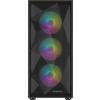 Genesis Diaxid 605 ARGB (czarny) (szkło hartowane) (1x USB 3.1, 2x USB 3.0) (3x2.5, 2x3.5) [NPC-2172]