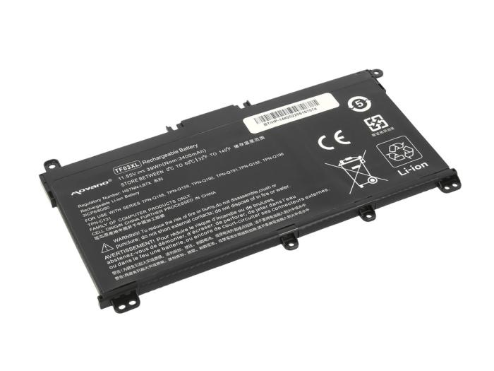 Movano bateria HP 14-BP, Pavilion 14 15 11.55V, 3400mAh (39Wh) 3 ogniwa [BT/HP-14]
