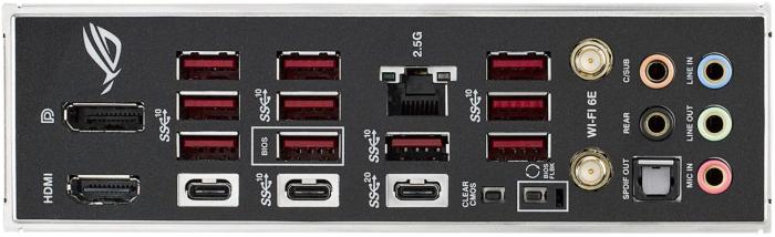 Asus ROG STRIX X670E-E GAMING WIFI (AMD X670) [AM5, 4xDDR5 do 8000MHz, (HDMI 2.1, DP 1.4) (4xM.2, 2xPCIe 5.0 x16, 1xPCIe 4.0 x16 (x4)), WiFi 6E, BT 5.2, ATX]