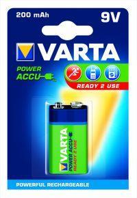 Akumulator Varta Power Accu 200mAh 6F22, 9V [56722101401]