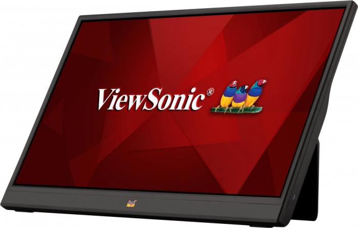 15.6’’ ViewSonic VA1655 (IPS LED, 1920x1080, 250, 170/170, 7ms, 64%sRGB, 60Hz) (1xMiniHDMI 1.4, 1xUSB-C/DP PD, 1xUSB-C) głośniki (2x0.8W), srebny