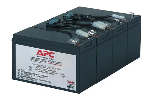 APC zestaw 4 akumulatorów 6V / 14Ah [RBC8]