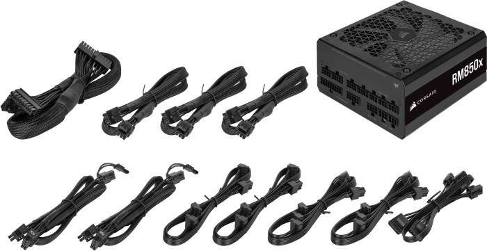 Corsair RM850x (850W) (1x140mm) Modularny 80+Gold (CPU 3x4+4) (PCI-E 4x6+2) (4xMolex, 14xSATA) [CP-9020200-EU]