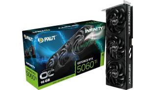 GeForce RTX5060Ti Palit 16GB GDDR7 Infinity 3 OC [NE7506TS19T1-GB2061S] (1xHDMI 2.1b, 3xDP 2.1b) (128-bit, PCIe 5.0)