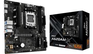 Asrock A620AM-X (AMD A620) [AM5, 2xDDR5 do 8000MHz, (HDMI 2.1, DP 1.4) (2xM.2, 1xPCIe 4.0 x16, 2xPCIe 3.0 x1), micro ATX]
