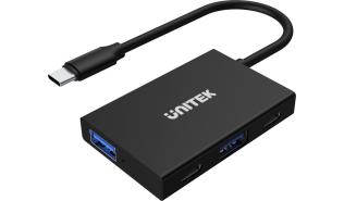 Unitek H1302A USB-C Hub (2xUSB-A 3.1 Gen2 10Gb, 2xUSB-C 10Gb) (12 cm)