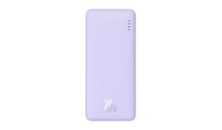 Power Bank Baseus Airpow 10000mAh 20W 1xUSB-A/3xUSB-C/1xmicro USB (fioletowy) (Quick Charge, Power Delivery) [P10022801513-00]