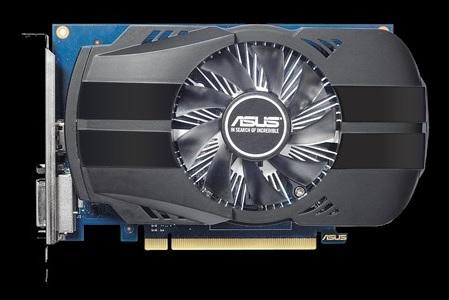 GeForce PCI-E GT1030 Asus 2GB GDDR5 BOX [PH-GT1030-O2G] (DVI, HDMI 2.0b) (rdzeń 1228/1506MHz, pamięć 6008MHz, 64-bit, PCI-E 3.0)