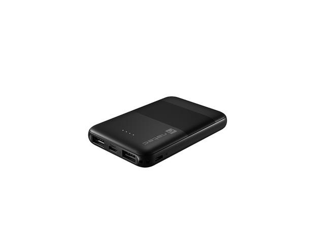 Power Bank Natec Trevi Compact 5000mAh 2xUSB-A, 1xUSB-C (czarny) [NPB-1940]