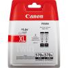 PGI-570PGBKXL (0318C007) Twin - czarny, oryginalny wkład z atramentem Canon, 22 ml (Canon PIXMA MG 5750, 6850, 7750, 6850, TS 5050, 5055, 6050, 8050, 9050)