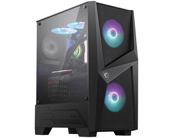 MSI MAG Forge 100R ARGB (szklo hartowane, podświetlana) (2xUSB 3.2 Gen1) (3x2.5, 2x3.5/2.5)
