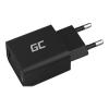 Green Cell Quick Charge 3.0 Uniwersalna ładowarka (zasilacz) sieciowa 230V / 1xUSB (5V 2.4A / 9V 2.0A / 12V 1.5A) [CHAR06]