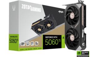 GeForce RTX5060Ti Zotac 8GB GDDR7 AMP [ZT-B50610F-10M] (1xHDMI 2.1b, 3xDP 2.1b) (128-bit, PCIe 5.0)