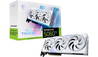 GeForce RTX5060Ti MSI 16GB GDDR7 Gaming Trio OC White [V535-025R] (1xHDMI 2.1b, 3xDP 2.1b) (128-bit, PCIe 5.0)